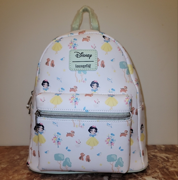 NWT Loungefly Disney Snow White and the seven dwarves chibi mini backpack main image 4